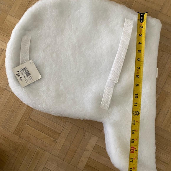 NWT Ovation Hunter White Fleece Close Contact Pad 17- 17.5 Equestrian Saddle Pad - Picture 5 of 6